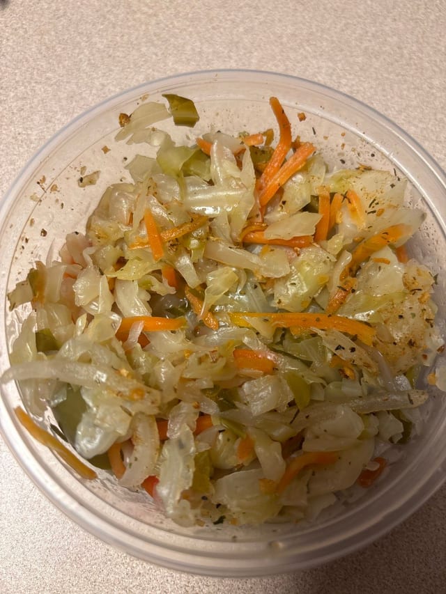 Sauteed Cabbage.