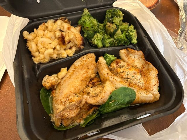 Stuffed Tilapia.