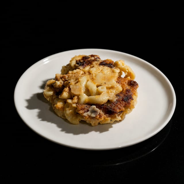 Dom's Baked Mac n Cheese.